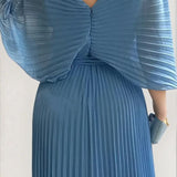 Olga - Vestido Clásico Plisado