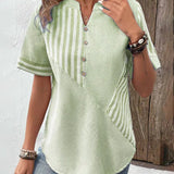 Meline | Blusa de rayas suaves