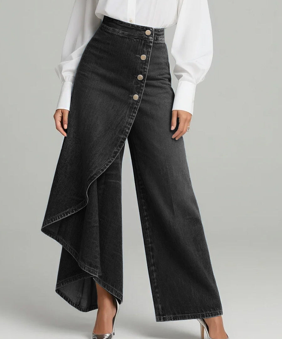 Nuria | Jeans de talle alto holgado y corte relajado