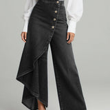 Nuria | Jeans de talle alto holgado y corte relajado