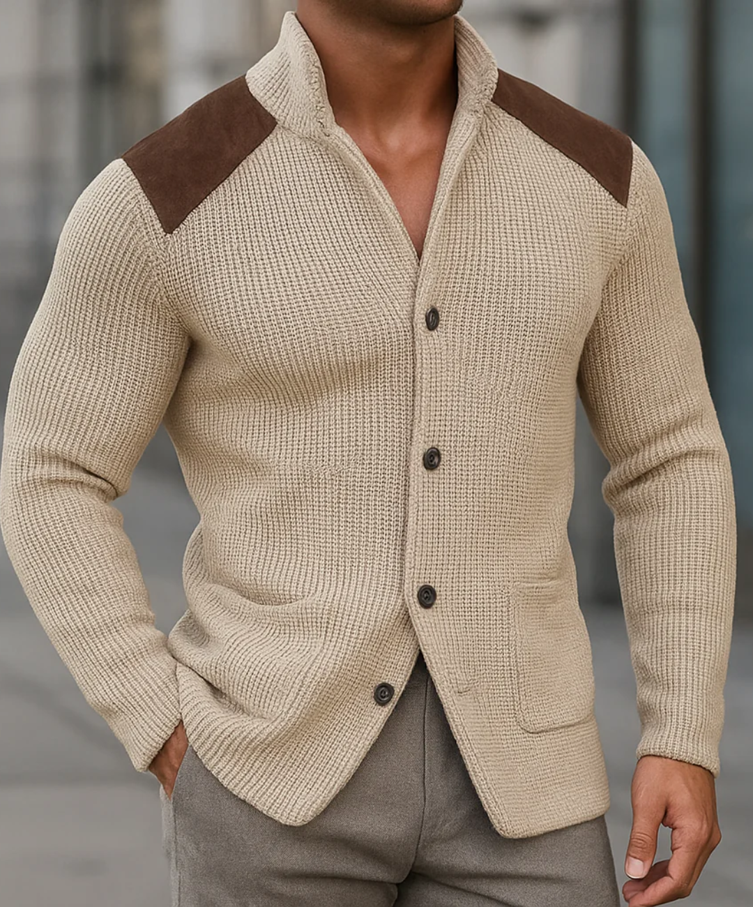 Ramiro – Blazer de punto texturizado