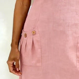 Cristina – Vestido de algodón con cremallera
