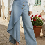 Nuria | Jeans de talle alto holgado y corte relajado