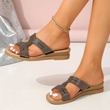 Fiaomei | Sandali ortopedici eleganti con cristalli a forma di farfalla