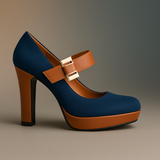 Clara – Mercedita bicolor con plataforma