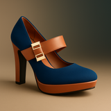 Clara – Mercedita bicolor con plataforma