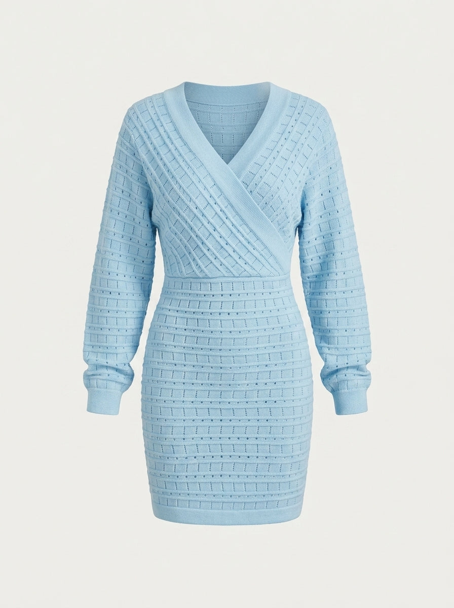 Mariana – Vestido corto de manga larga