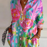 Selina | Blusa con estampado colorido