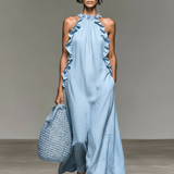 Lua | Vestido Maxi con Bolsillos