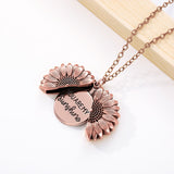 Collar Girasol "Eres mi rayo de sol".