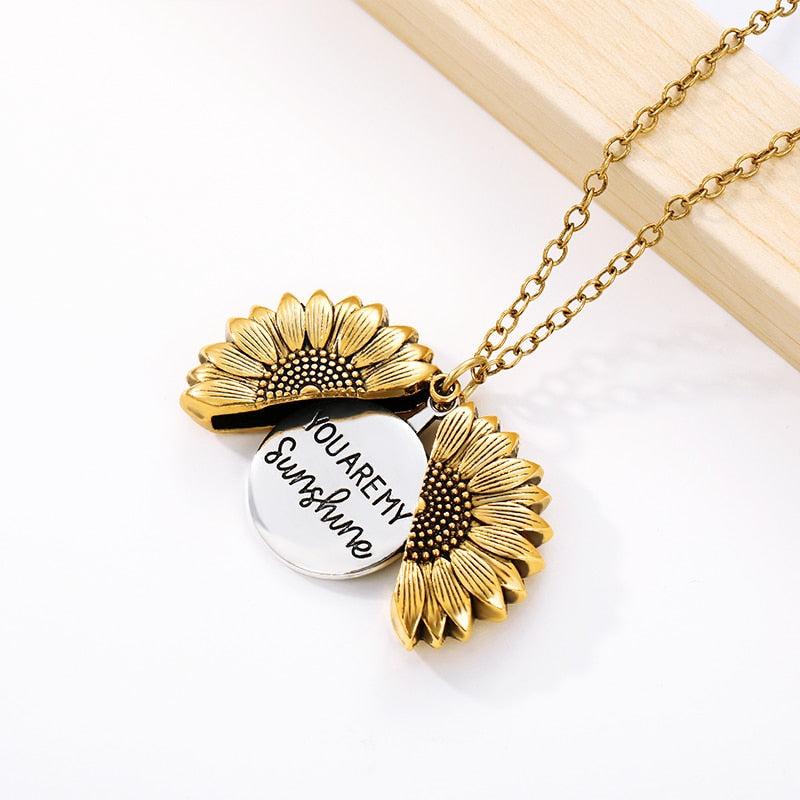 Collar Girasol "Eres mi rayo de sol".