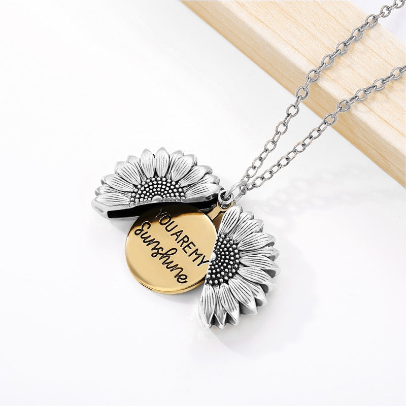 Collar Girasol "Eres mi rayo de sol".