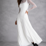 Leonor | Vestido largo de corte elegante