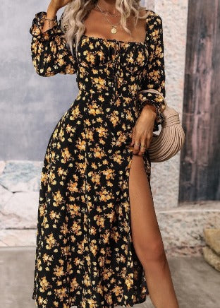 Inmaculada – Vestido largo floral