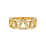 Julia – Anillo dorado calado