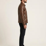Renzo – Chaqueta efecto cuero vintage