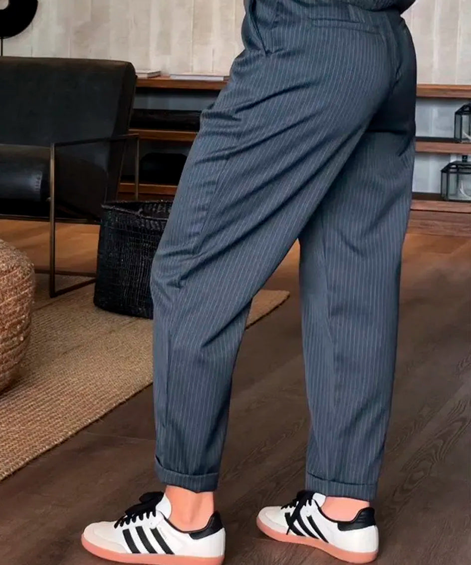 Silvana - Pantalones de sastre a rayas