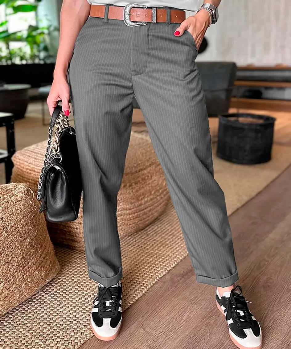 Silvana - Pantalones de sastre a rayas