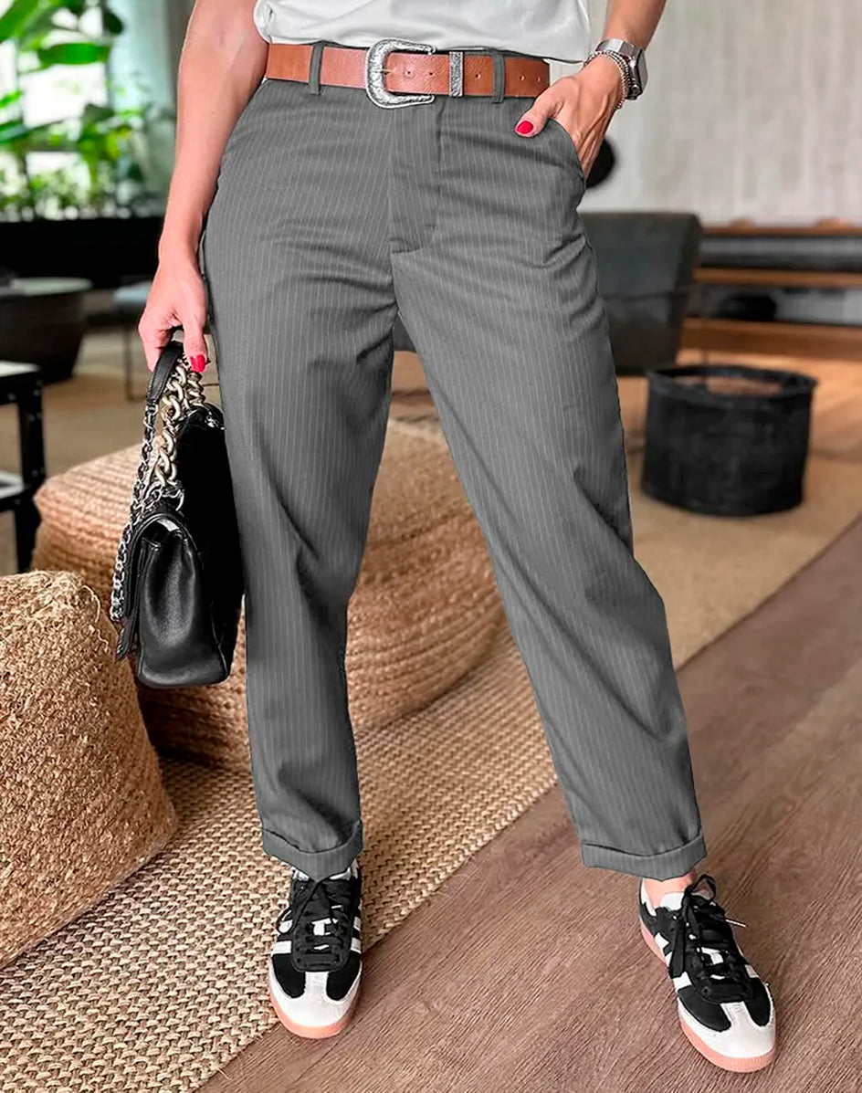 Claudia – Pantalón de sastre a rayas