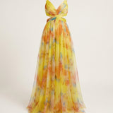 Alira – Vestido maxi floral elegante