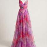 Alira – Vestido maxi floral elegante