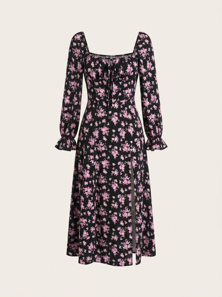 Inmaculada – Vestido largo floral
