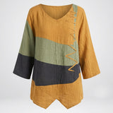 Savia – Blusa fluida multicolor