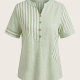 Adara – Blusa de rayas