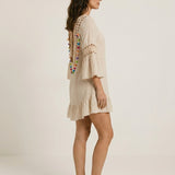 Alma – Vestido boho ibicenco con encaje y volantes