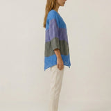 Savia – Blusa fluida multicolor