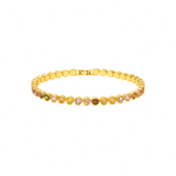 Celia – Pulsera dorada con circonitas