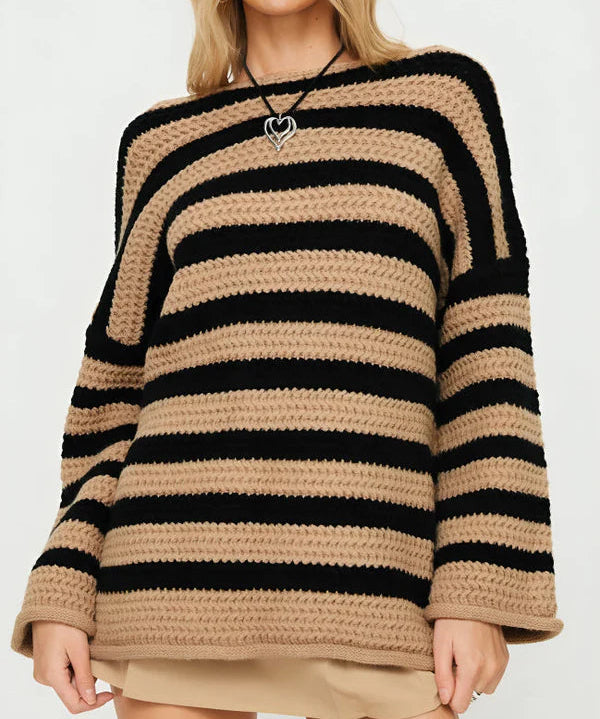 Jersey de punto a rayas