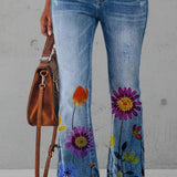 Daniela – Jeans acampanados de tiro alto