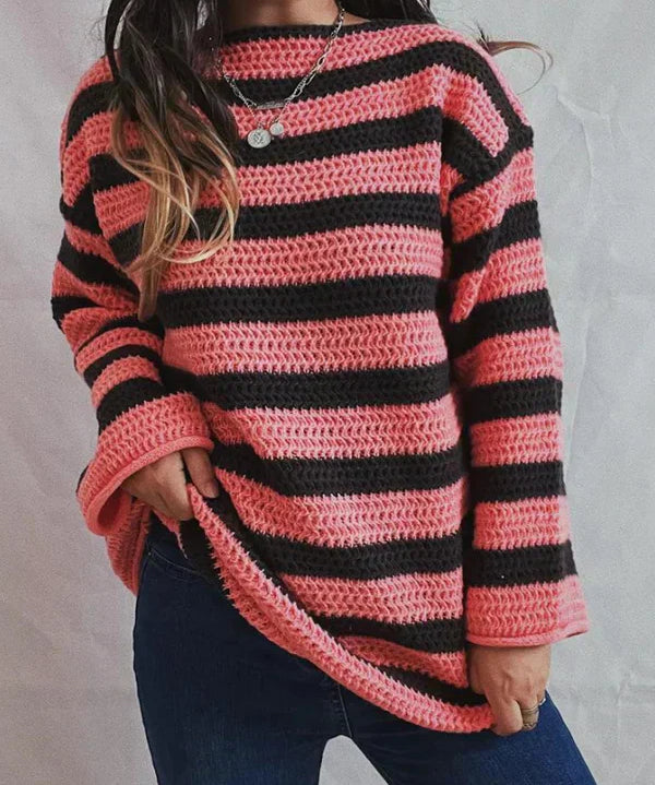 Jersey de punto a rayas