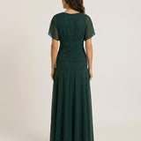 Casilda – Vestido largo con escote en V