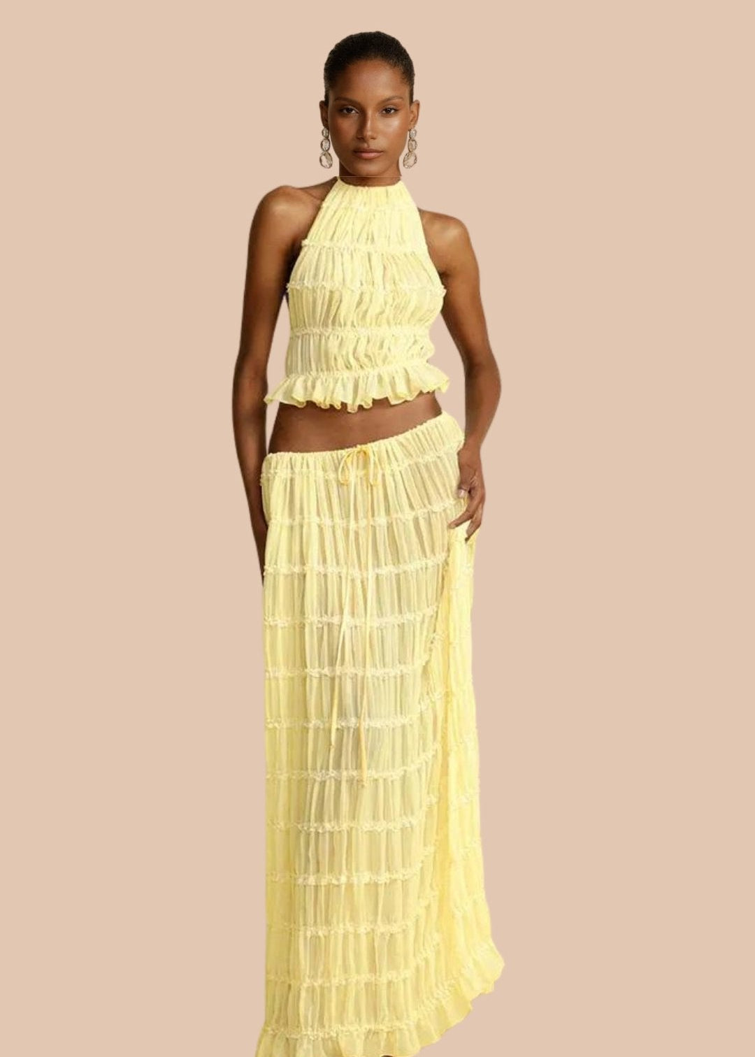 Isabela – Conjunto convertible en vestido