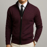 Ramiro – Cárdigan de lana con cremallera