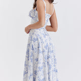 Zenia - Vestido Midi Ligero y Fluido