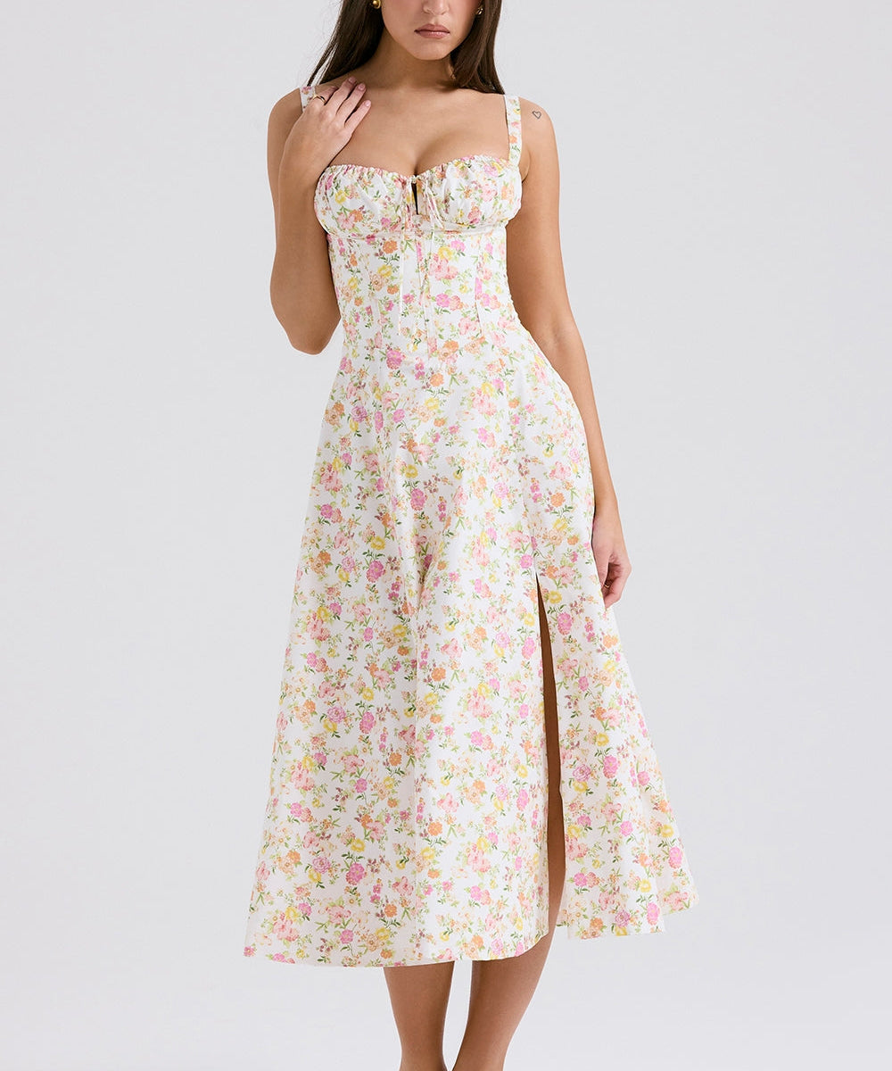 Zenia - Vestido Midi Ligero y Fluido