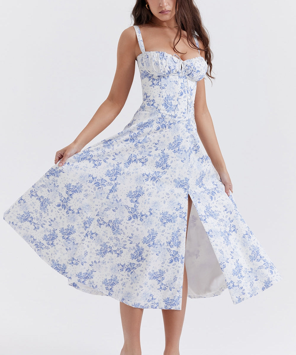 Zenia - Vestido Midi Ligero y Fluido