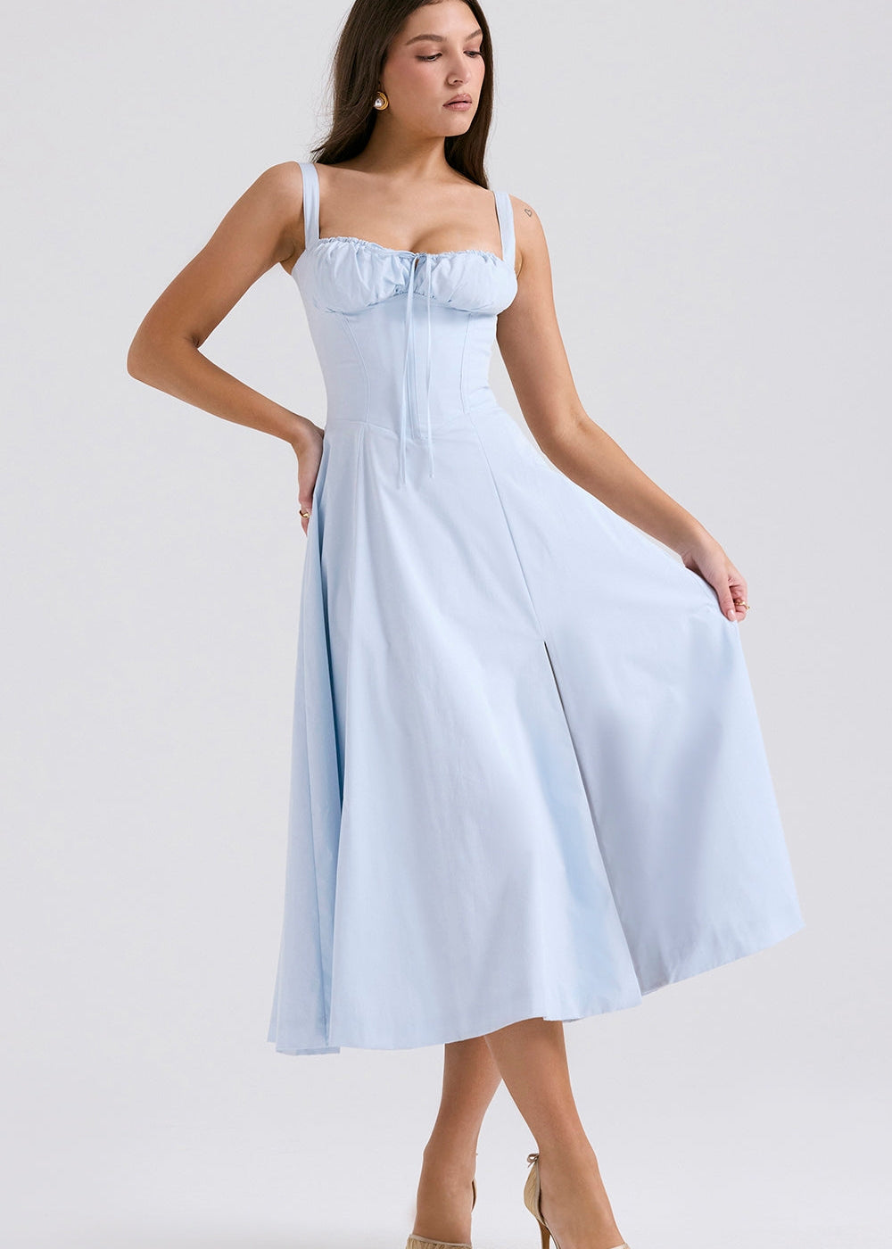 Matilde – Vestido midi fluido
