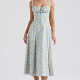 Zenia - Vestido Midi Ligero y Fluido