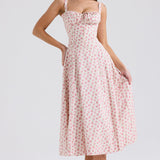 Zenia - Vestido Midi Ligero y Fluido