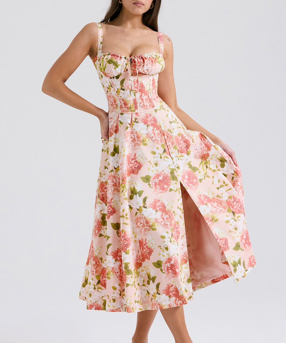 Zenia - Vestido Midi Ligero y Fluido