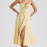 Zenia - Vestido Midi Ligero y Fluido