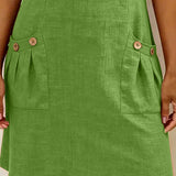 Cristina – Vestido de algodón con cremallera