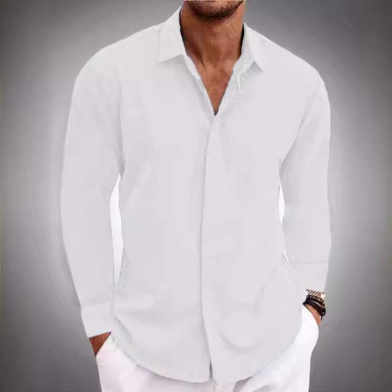 Roberto | Camisa Manga Larga Elegante y Casual