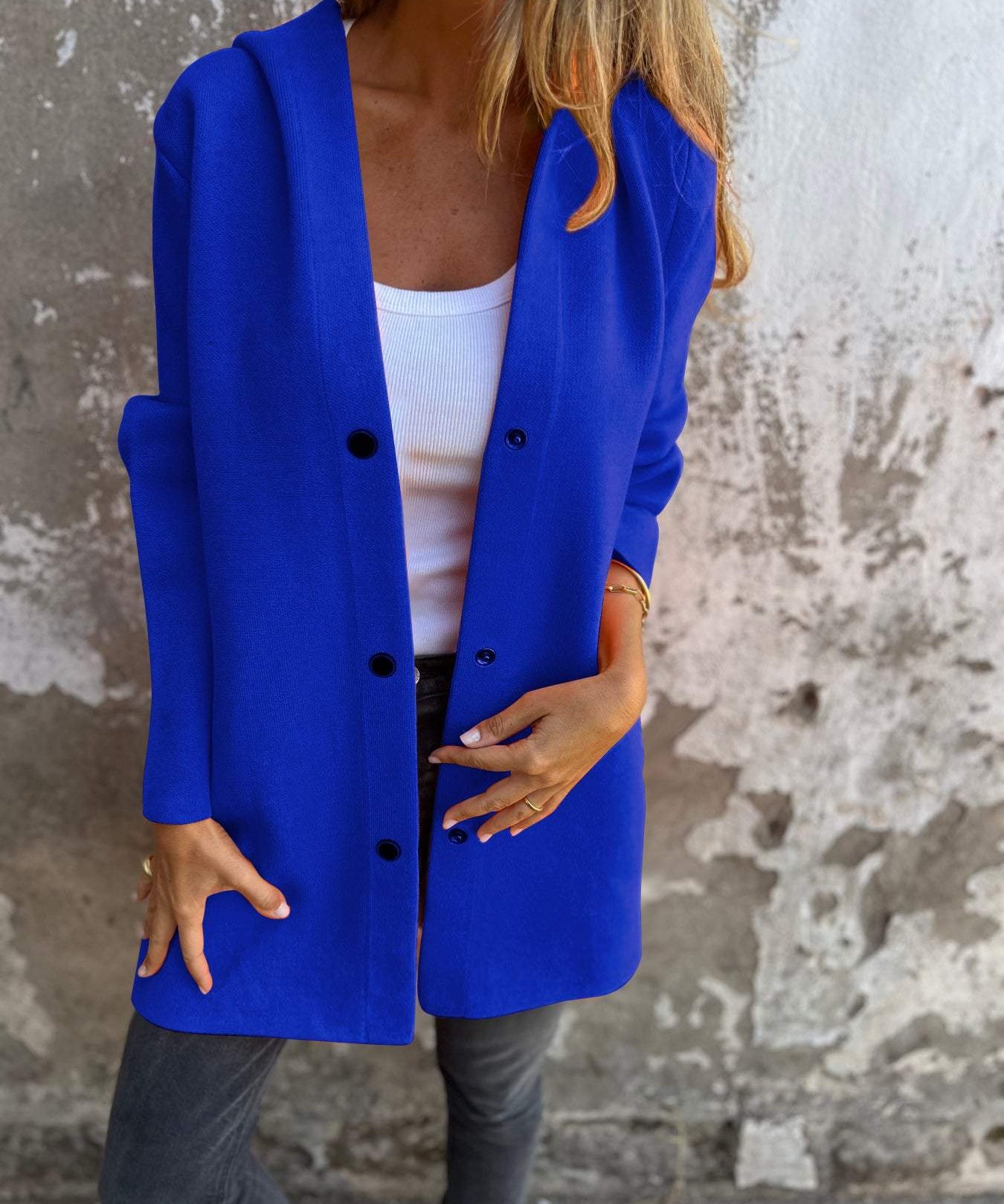 Carmen - Abrigo Casual con Capucha