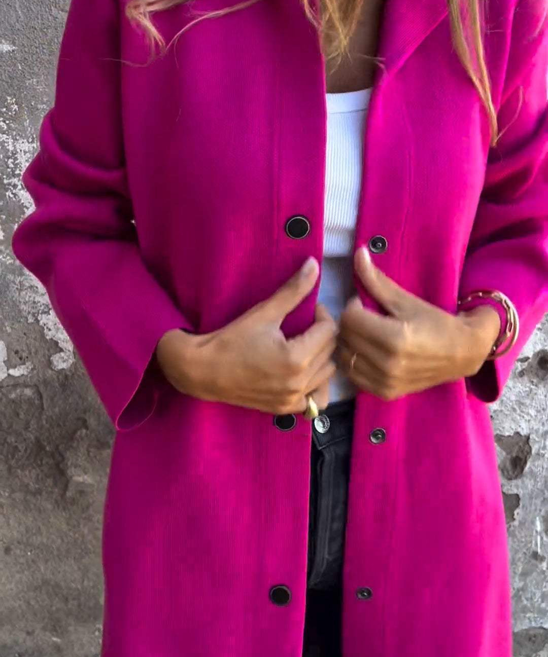 Carmen - Abrigo Casual con Capucha