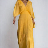 Olga - Vestido Clásico Plisado